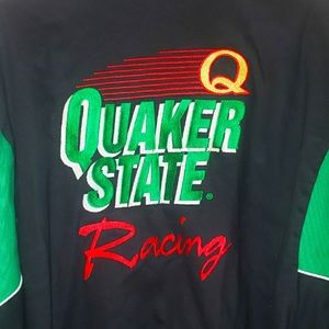 Vintage Quaker State Racing Nascar Men's Jacket X-Large USA
